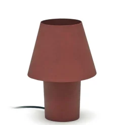 Wohnen Lampen & Leuchten*Metall Tischleuchte in Terracotta - Dorian