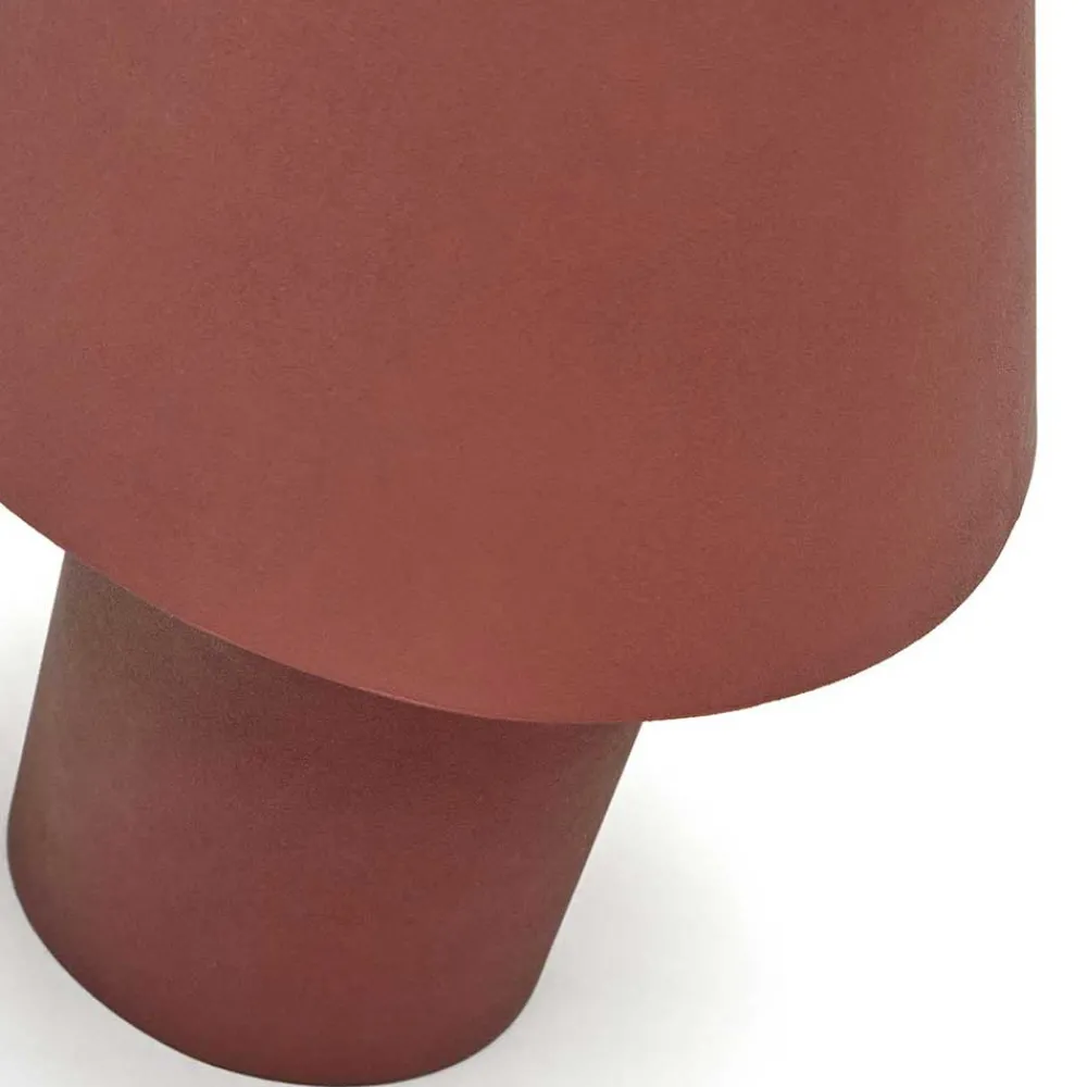 Wohnen Lampen & Leuchten*Metall Tischleuchte in Terracotta - Dorian