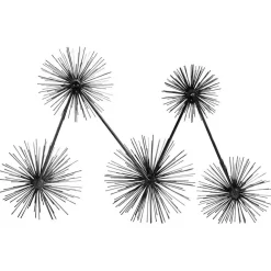 Wohnen Wandbilder*Metall Wanddekoration in Schwarz - Folio