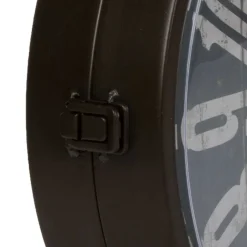 Wohnen Vintage Möbel|Wanduhren*Metall Wanduhr mit großen Zahlen - Tariha