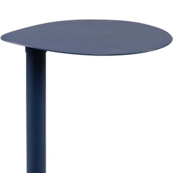 Wohnen Metall-Anstelltisch in mattem Dunkelblau - Sancho