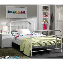 Wohnen Jugendbetten*Metallbett Maccles in Weiß