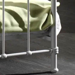 Wohnen Jugendbetten*Metallbett Maccles in Weiß