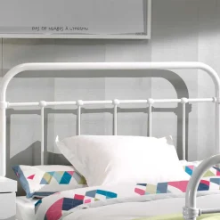 Wohnen Jugendbetten*Metallbett Maccles in Weiß