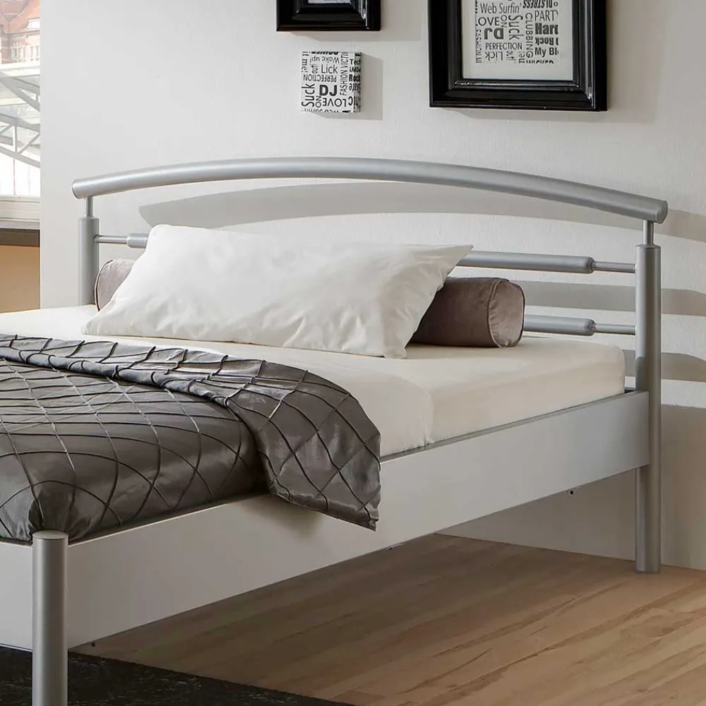 Wohnen Jugendbetten*Metallbett Matilda in Grau