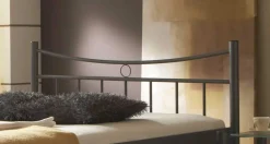 Wohnen Jugendbetten*Metallbett Rebeca in Dunkelgrau