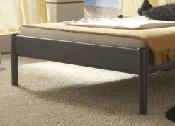 Wohnen Jugendbetten*Metallbett Rebeca in Dunkelgrau