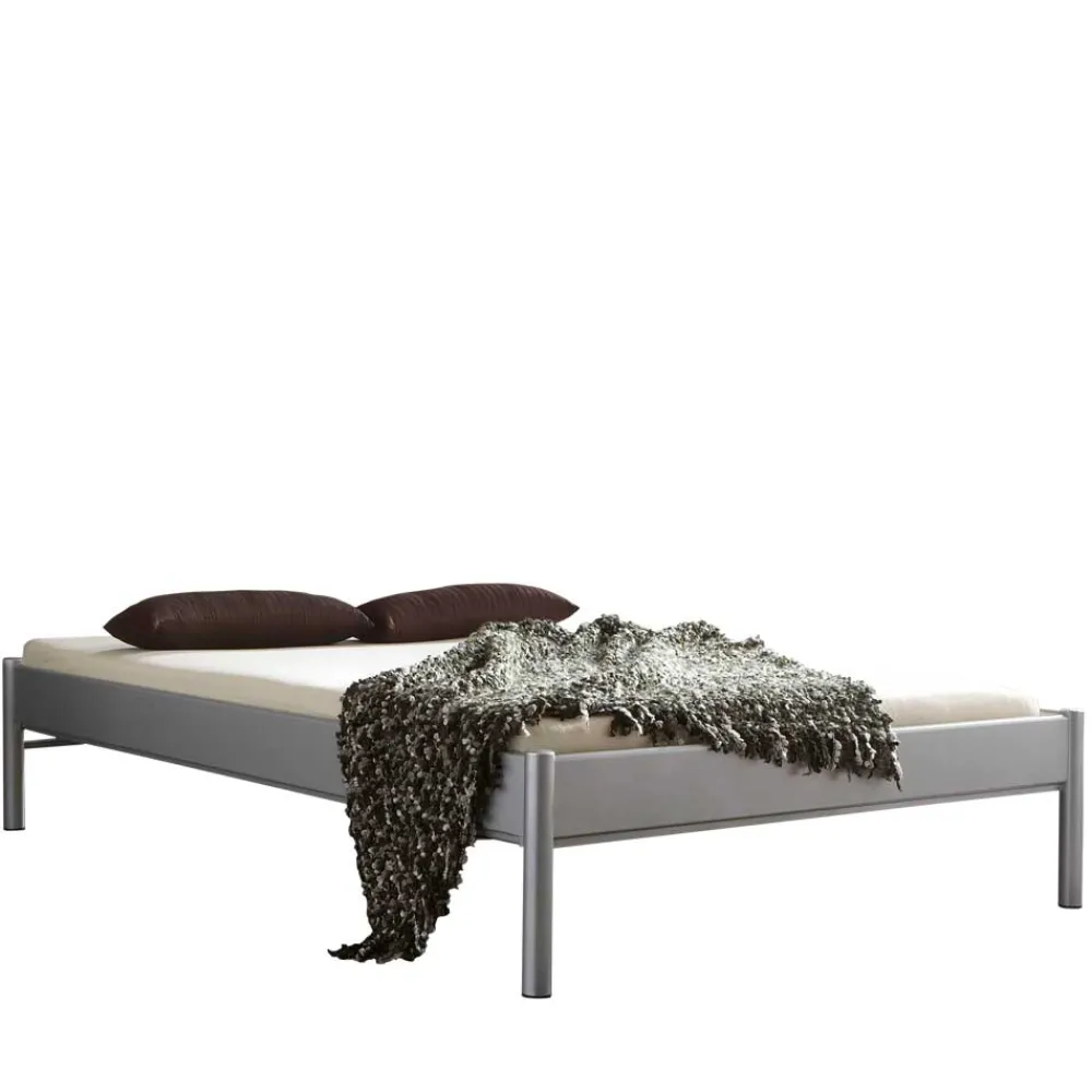 Wohnen Metallbett Valeria in Grau