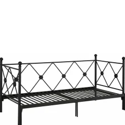 Wohnen Vintage Möbel*Metallbett zum Ausziehen im Vintage Look - Vrony