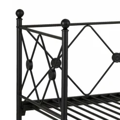 Wohnen Vintage Möbel*Metallbett zum Ausziehen im Vintage Look - Vrony