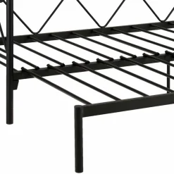 Wohnen Vintage Möbel*Metallbett zum Ausziehen im Vintage Look - Vrony