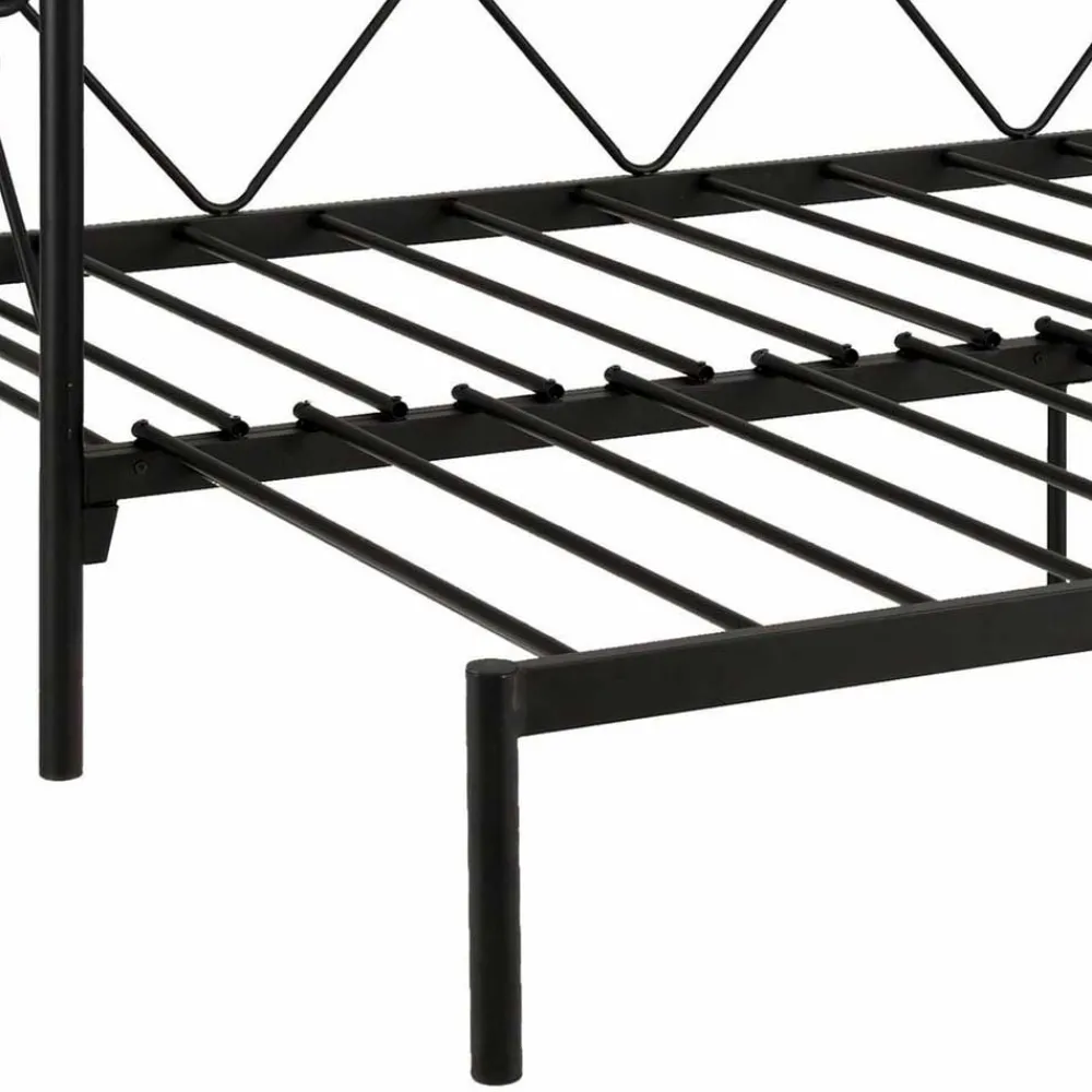 Wohnen Vintage Möbel*Metallbett zum Ausziehen im Vintage Look - Vrony