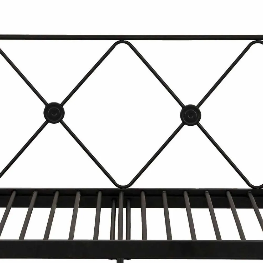 Wohnen Vintage Möbel*Metallbett zum Ausziehen im Vintage Look - Vrony