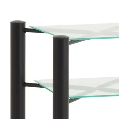 Wohnen Jugendbetten*Metall-Doppelbett Looks in Schwarz (dreiteilig)