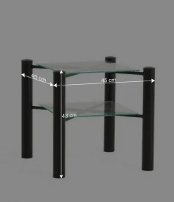 Wohnen Jugendbetten*Metall-Doppelbett Looks in Schwarz (dreiteilig)