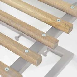 Wohnen Metallgarderobe in Taupe mit Hutablage - Yames