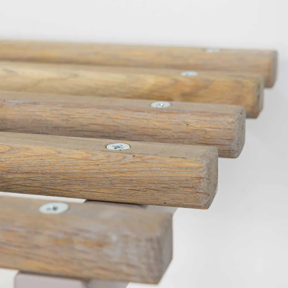 Wohnen Metallgarderobe in Taupe mit Hutablage - Yames