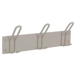 Wohnen Metall-Garderobe mit Pulverbeschichtung in Taupe - Borad