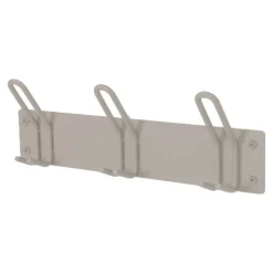 Wohnen Metall-Garderobe mit Pulverbeschichtung in Taupe - Borad