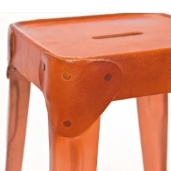 Wohnen Metallhocker Ricana in Kupferfarben (4er Set)