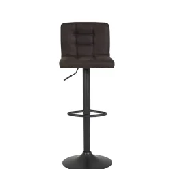 Wohnen Microfaser Barstuhl in Schlammfarben - Cervasius (2er Set)