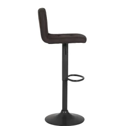 Wohnen Microfaser Barstuhl in Schlammfarben - Cervasius (2er Set)