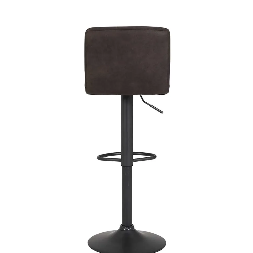 Wohnen Microfaser Barstuhl in Schlammfarben - Cervasius (2er Set)