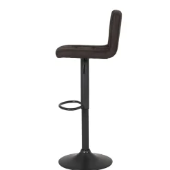 Wohnen Microfaser Barstuhl in Schlammfarben - Cervasius (2er Set)