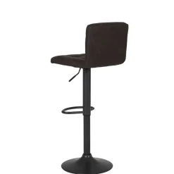 Wohnen Microfaser Barstuhl in Schlammfarben - Cervasius (2er Set)