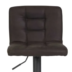 Wohnen Microfaser Barstuhl in Schlammfarben - Cervasius (2er Set)