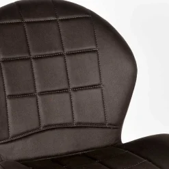 Wohnen Küchenstühle|Esszimmerstühle*Microfaser Küchenstuhl in Anthrazit - Crocodile (2er Set)