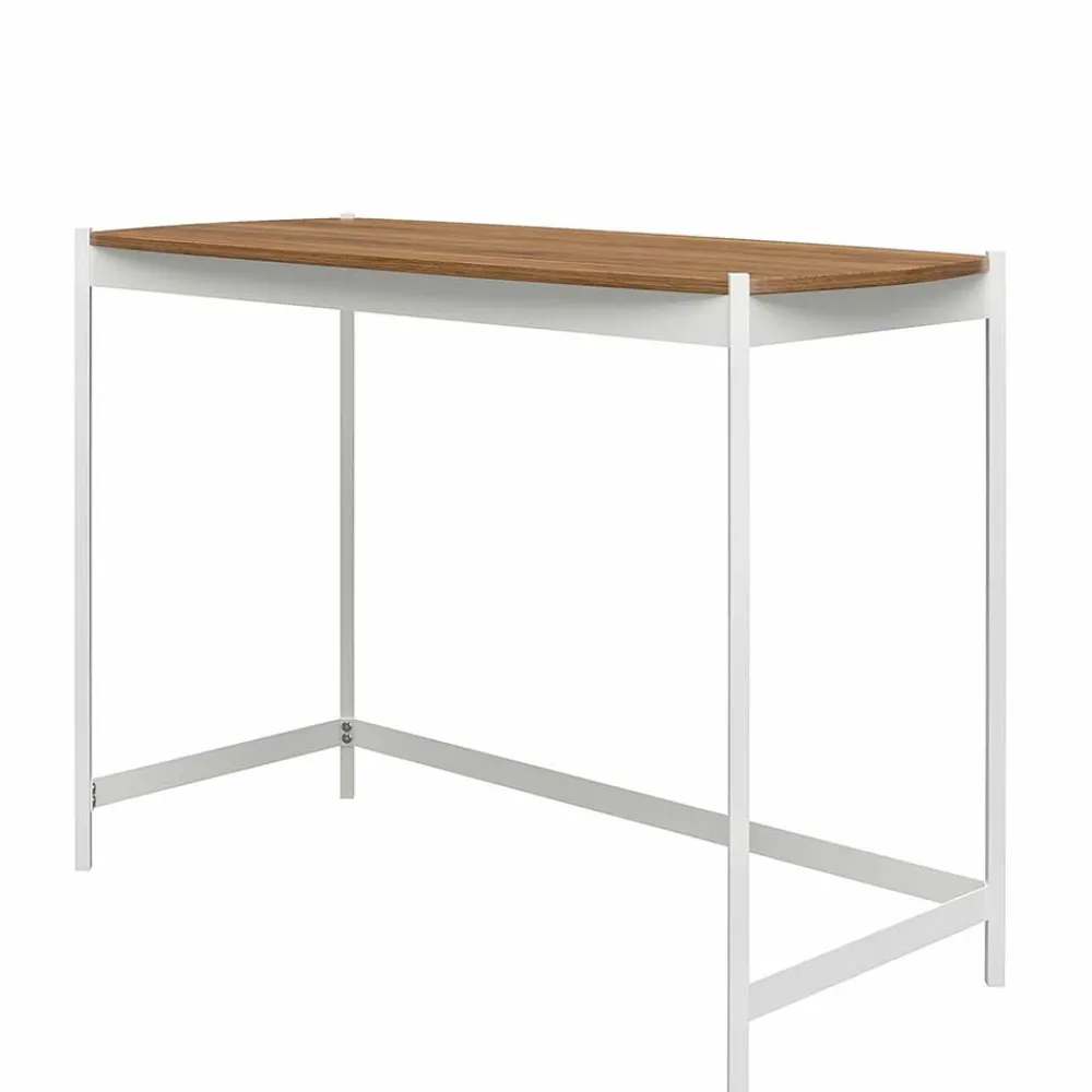 Wohnen Bürotische*Minimalistischer Schreibtisch in Walnuss Optik - Zyreano