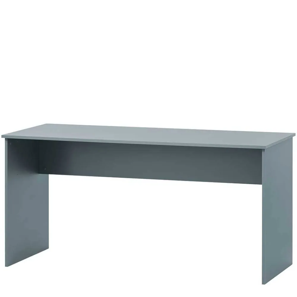 Wohnen Bürotische*Minimalistischer Schreibtisch in Petrol Blau - Baiamare