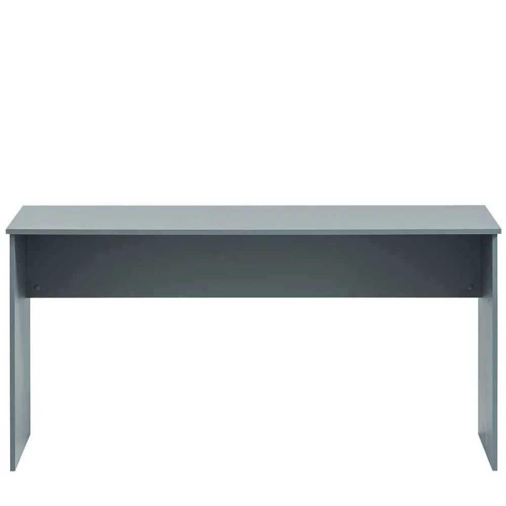 Wohnen Bürotische*Minimalistischer Schreibtisch in Petrol Blau - Baiamare