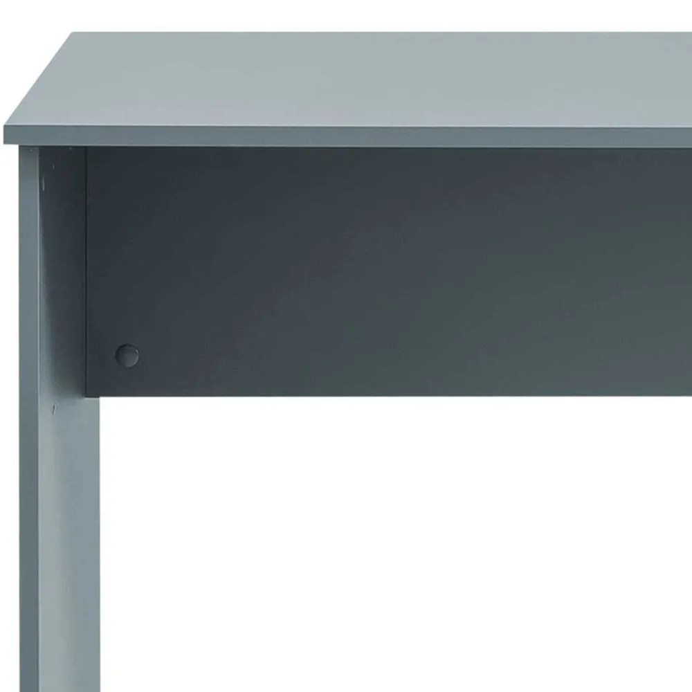 Wohnen Bürotische*Minimalistischer Schreibtisch in Petrol Blau - Baiamare