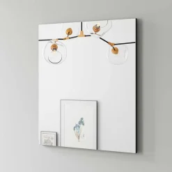 Wohnen Spiegel|Flurspiegel*Minimalistischer Wandspiegel in Anthrazit - Vlatu