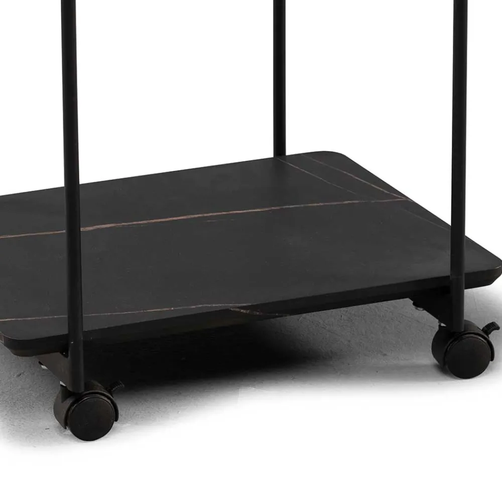 Wohnen Mobiler Beistelltisch auf Rollen - Colima