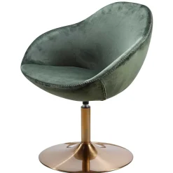 Wohnen Retro Möbel|Sessel*Modern Art Deco Sessel in Dunkelgrün - Rigorosa