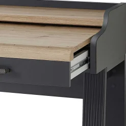 Wohnen Landhausmöbel|Bürotische*Modern Country Computertisch in Grau & Eiche - Joe