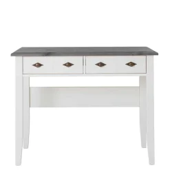 Wohnen Modern Country Frisiertisch Set zweifarbig - Mirandesca (dreiteilig)