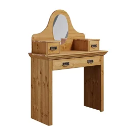 Wohnen Glasmöbel|Schminktische*Modern Country Frisiertisch mit Spiegel - Vocoja