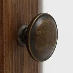 Wohnen Modern Country Highboard in Weiß - Yakos