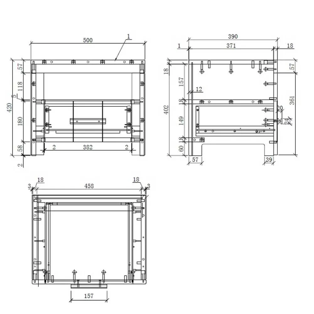 Kinder Wohnen Modern Country Kinderbett in Weiß - Ellen