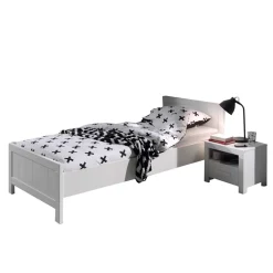 Kinder Wohnen Modern Country Kinderbett in Weiß - Ellen