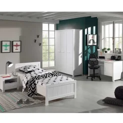 Kinder Wohnen Modern Country Kinderzimmer in Weiß - Ellen (vierteilig)