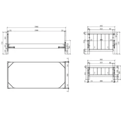 Kinder Wohnen Modern Country Kinderzimmer in Weiß - Ellen (vierteilig)