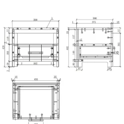 Kinder Wohnen Modern Country Kinderzimmer in Weiß - Ellen (vierteilig)