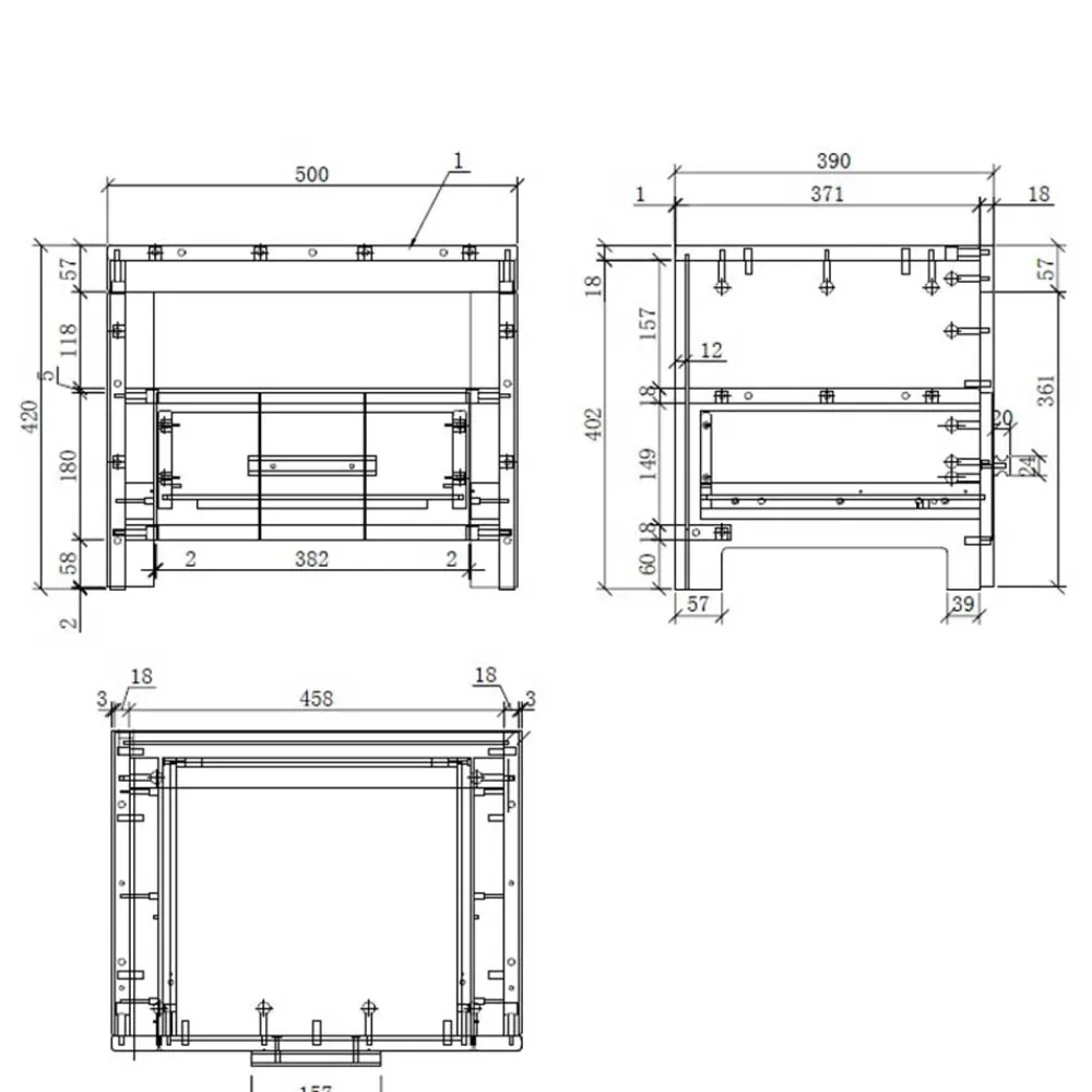 Kinder Wohnen Modern Country Kinderzimmer in Weiß - Ellen (vierteilig)