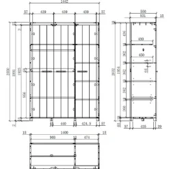 Kinder Wohnen Modern Country Kinderzimmer in Weiß - Ellen (vierteilig)