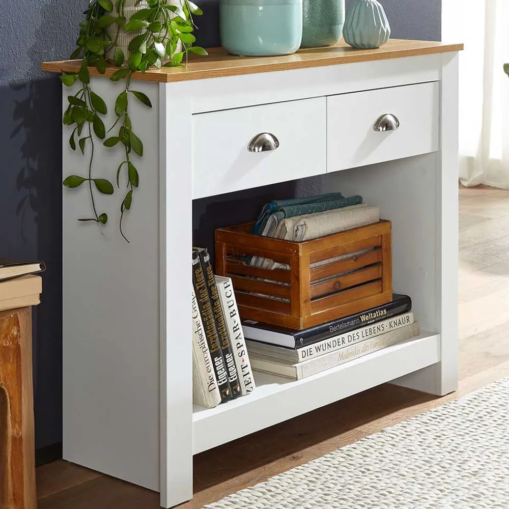 Wohnen Telefontische*Modern Country Konsolentisch mit Schubladen - Intora